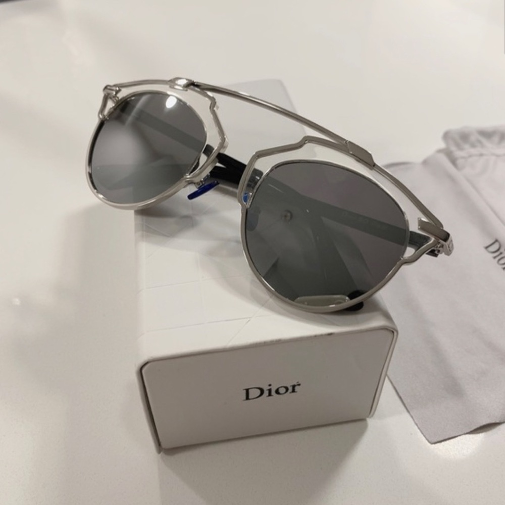 Barely used, Dior So Real aviator sunglasses!!